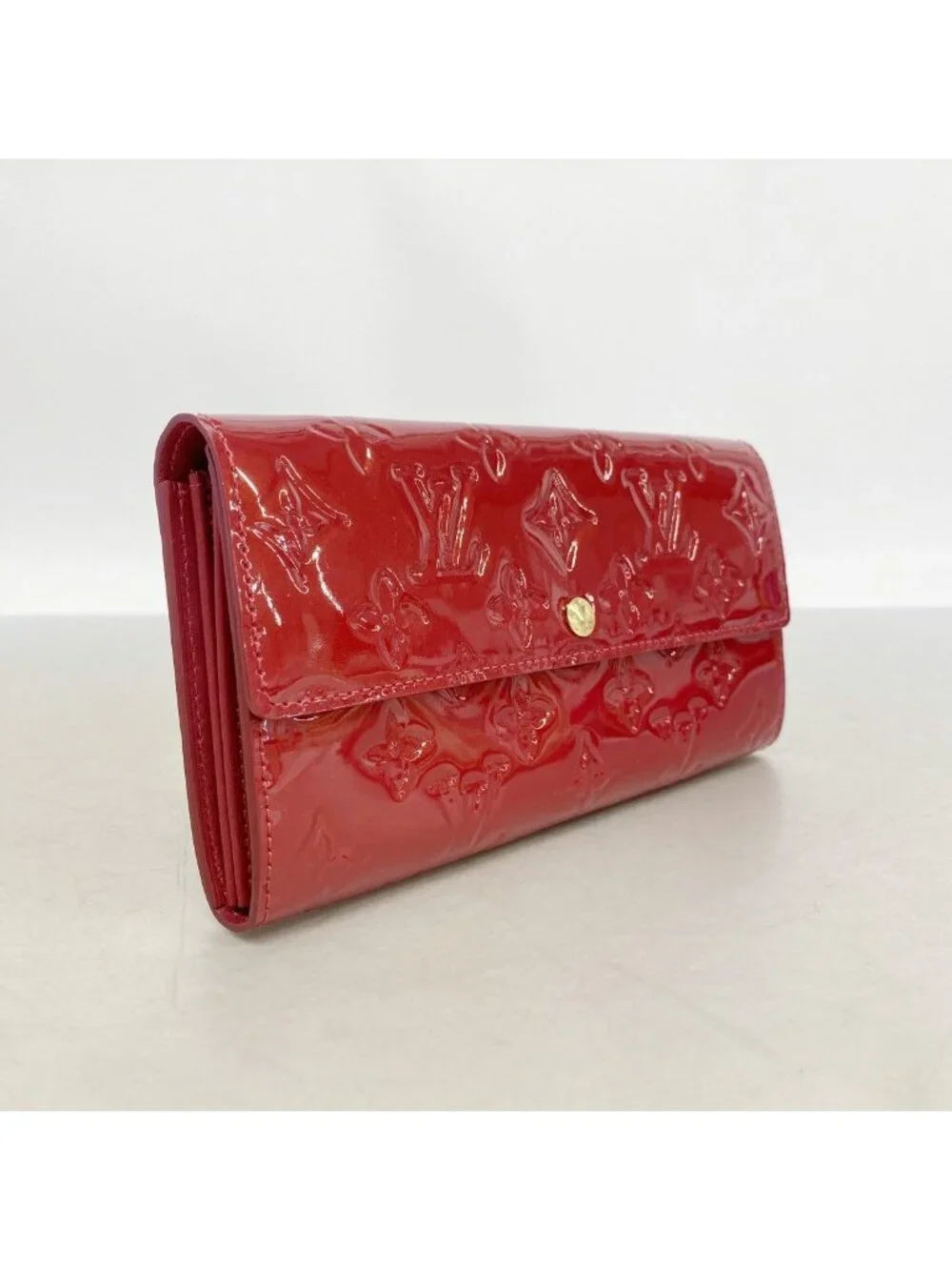 Louis Vuitton Wallet Vernis Portefeuille Sarah Pomme D'amour